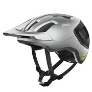 Cască MTB POC Axion Race MIPS - Uranium Black/Argentite Silver Matt