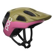 Cască MTB POC Cularis - Olivine Green Matt/Thulite Pink Matt