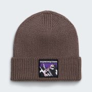Căciulă The North Face Logo Box Cuffed - maro Smokey Brown | material 100% reciclat