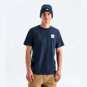 Tricou The North Face Evolution Box Half Dome Regular pentru bărbați - bleumarin Summit Navy | bumbac și poliester
