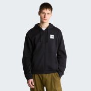Hanorac The North Face Box Half Dome Regular Full Zip pentru bărbați - negru Black | bumbac și poliester