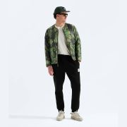 Pantaloni jogger The North Face Box Half Dome Regular Tapered pentru bărbați - negru Black | bumbac și poliester