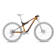 Orbea OIZ OMX+IL SL R+K (2027) - cadru MTB XC full suspension - Caramel Carbon View - Leo Orange (Gloss)