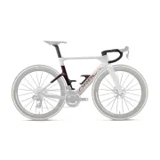 Orbea ORCA AERO OMX (2027) - cadru șosea race aero - Golden Off White - Sunset (Gloss)