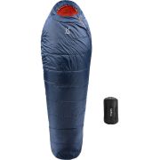Haglöfs Tarius -5 – Sac de dormit sintetic, mumie, 190 cm - Albastru închis Midnight blue/Tangerine