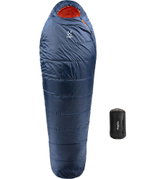 Haglöfs Tarius -18 – Sac de dormit sintetic, mumie, 190 cm - Albastru închis Midnight blue/Tangerine