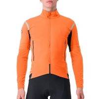 Ziener - jacheta ciclism cu maneca lunga pentru barbati Neki jacket - negru portocaliu neon