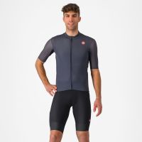 Castelli - pantaloni ciclism scurti cu bretele - Espresso R--A/D Bibshort - albastru Twilight