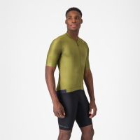 Castelli - tricou ciclism maneca scurta regular fit - Unlimited Endurance 2 Jersey - argintiu | verde lime
