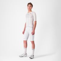 Castelli - pantaloni ciclism scurti cu bretele - Free Aero Race S Bibshort - albastru belgian