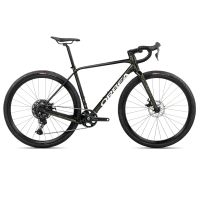 Bicicletă gravel Orbea TERRA M21eTEAM 1X - Ivory White | Spicy Lime (Gloss)