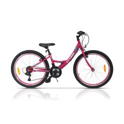 Bicicleta copii mtb CROSS Alissa 24 - Roz | 8-10 ani