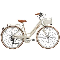 Bicicleta Adriatica City Retro Donna 28 crem 45 cm