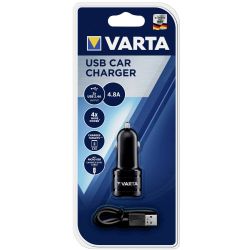 Varta - incarcator masina Car Charger Dual USB Fast 30W - mufa USB-C + mufa USB-A