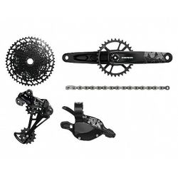 Groupset SRAM NX Eagle (32T) (DUB) (175mm), Culoare: Black