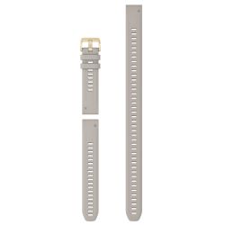 Garmin curea silicon QuickFit 20 - crem Light Sand cu parte extra lunga pentru Fenix 5s/ 6s/ 7s D2 Delta S