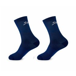 Spiuk - Set sosete ciclism medii ANATOMIC medium long 2 socks pack - bleumarin