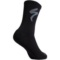 Sosete SPECIALIZED Merino Midweight Tall Logo - Black
