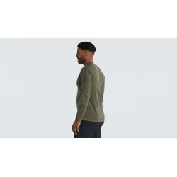 Tricou SPECIALIZED Men's Trail Power Grid LS - Oak Green