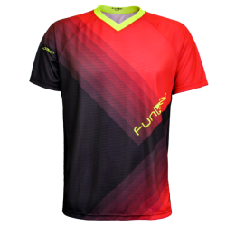 Tricou FUNKIER Termoli Enduro Men S/S - Black /RedXL