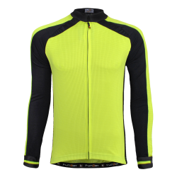 Tricou termic FUNKIER Firenze-LW Winter Kids LS/S - Neon Yellow 14 ani