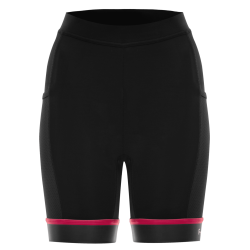 Pantaloni scurti alergare FUNKIER Marsala - Negru/Roz