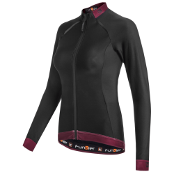 Jacheta termica FUNKIER Bernalda W Pro impermeabil - Negru/Rosu