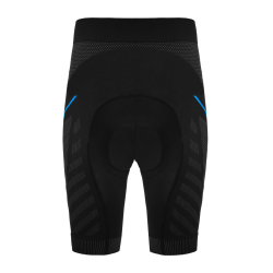 Pantaloni scurti FUNKIER Velletri Elite fara cusaturi barbati - Gri/Albastru XL/2XL