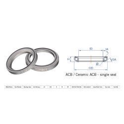 Rulment cuvete FSA Super Light ACB 45x45 1"1/4 MR082R