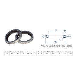 Rulment cuvete FSA TH-373 ACB 1" 36x45 dualS MR055E