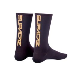 Sosete SUPACAZ Straight Up - Auriu - L/XL