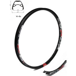 Janta CROSSER X6 27.5" 36H Negru - capsata