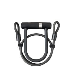 Incuietoare U AXA Newton Pro UL MINI 150/14 + cablu 100*8mm - Negru