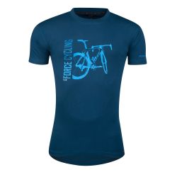 Tricou FORCE FLOW maneci scurte albastru XS