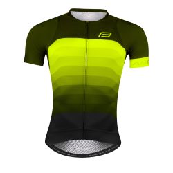 Tricou Force F Ascent Verde - Galben Fluo