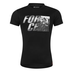 Tricou Force Spirit maneci scurte negru
