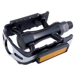 Pedale Union SP-610 1-piece aluminiu negre filet 9/16