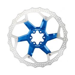 Disc frana Reverse Discrotor 203mm aluminiu/otel albastru inchis