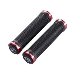 Mansoane Reverse Spin Lock-On negru/rosu 30mm