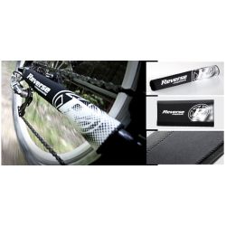 Protectie Reverse pentru cadru neopren negru/alb