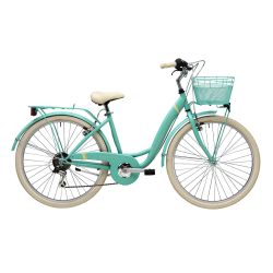 Bicicleta Adriatica Panda 26 Lady 6V verde matt 42 cm