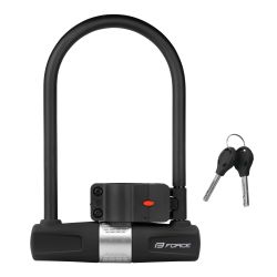 Lacat U-lock FORCE Cu suport de prindere 11.5x18.9cm Negru