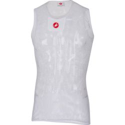Castelli - maiou pentru ciclism cu perforatii pentru barbati Core Mesh Sleeeveless - alb