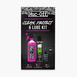 Muc-Off - set soluții curățare bicicletă Clean Protect and Lube Kit (Wet Lube Version)