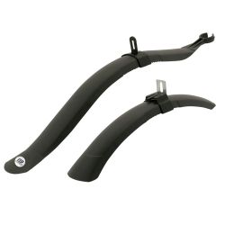 Force - set aparatori plastic bicicleta 16-20 inch - negru