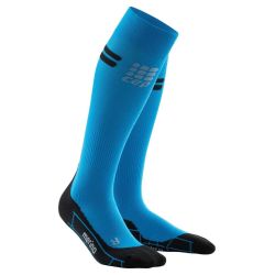 CEP Run Merino Socks W electric albastru-negru