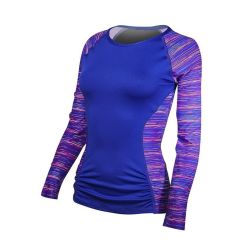 TYR Bluza cu maneca lunga Cyprus Aria Rashguard roz-mov