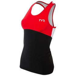 TYR - Maiou Triathlon pentru femei - negru rosu