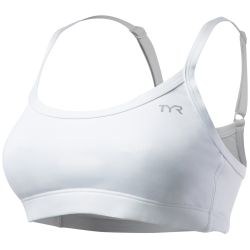 TYR Sutien Low Impact Sports alb