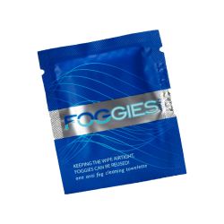 Foggies Servetel de curatare si cu solutie pentru tratament Anti-aburire